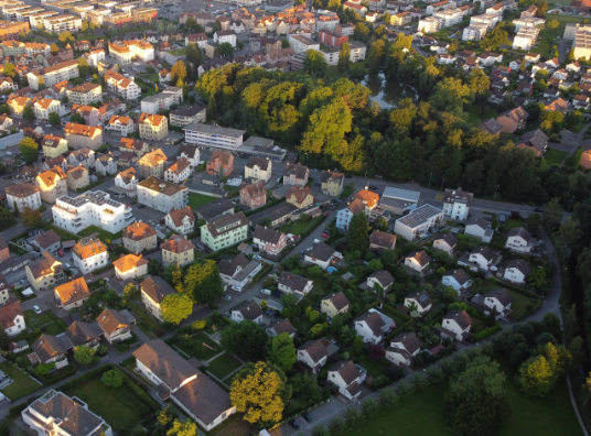 Luftbild Perimeter Stadtworkshop Weiher plus